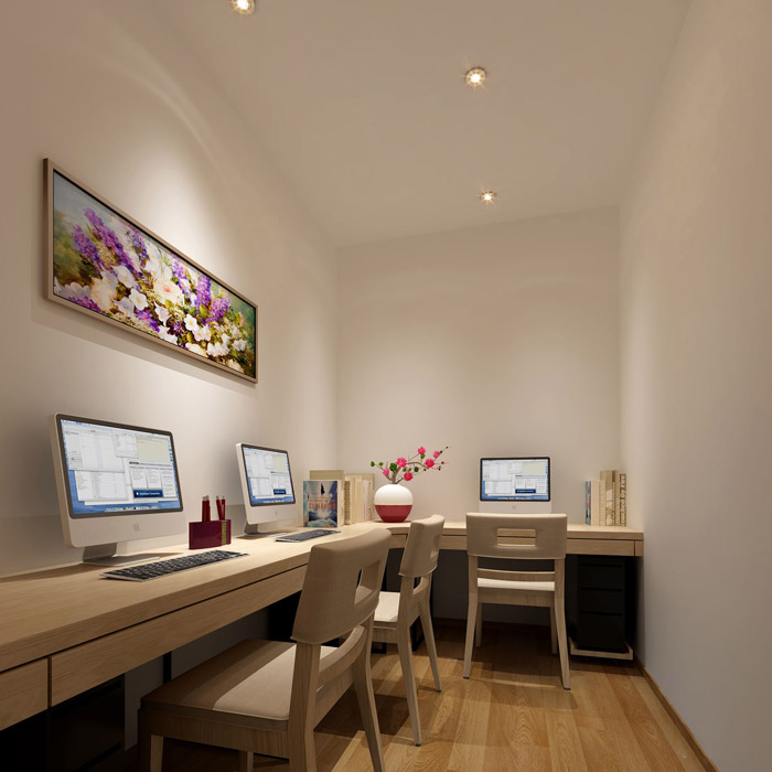 財富管理公司辦公區裝修設計效果圖