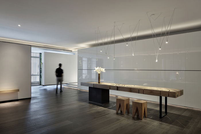 機構辦公室前臺裝修設計效果圖