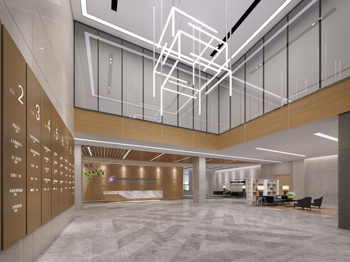 杭州環保公司辦公室裝修效果圖