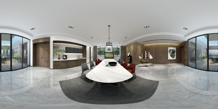 杭州智能廠房董事長室水吧區(qū)裝修設(shè)計(jì)效果圖