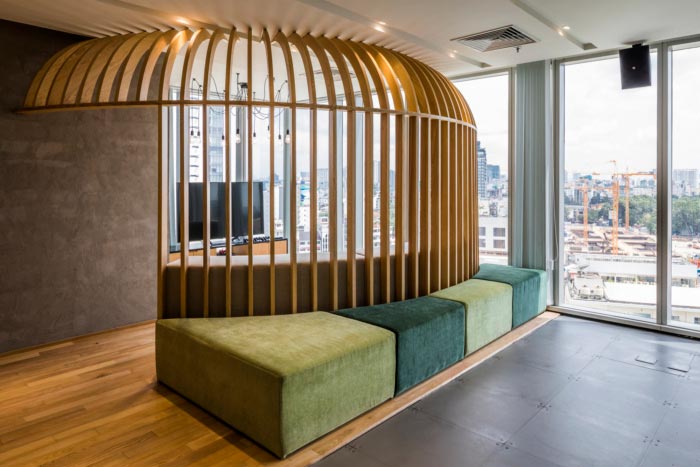 開發中心辦公室洽談區裝修設計效果圖