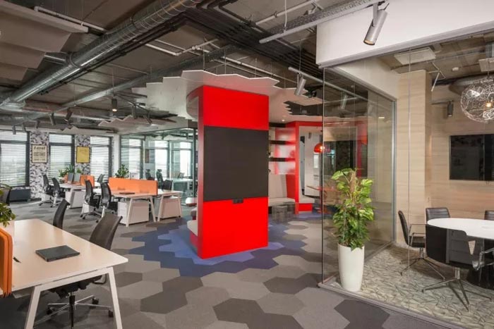 2500平方辦公室辦公區(qū)裝修設(shè)計效果圖