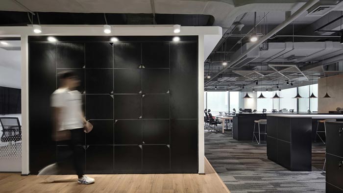 400平方辦公室過道設計方案