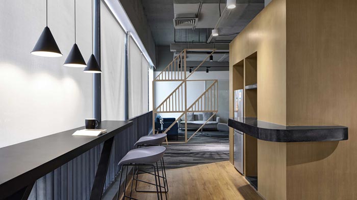 400平方辦公室吧臺設計方案