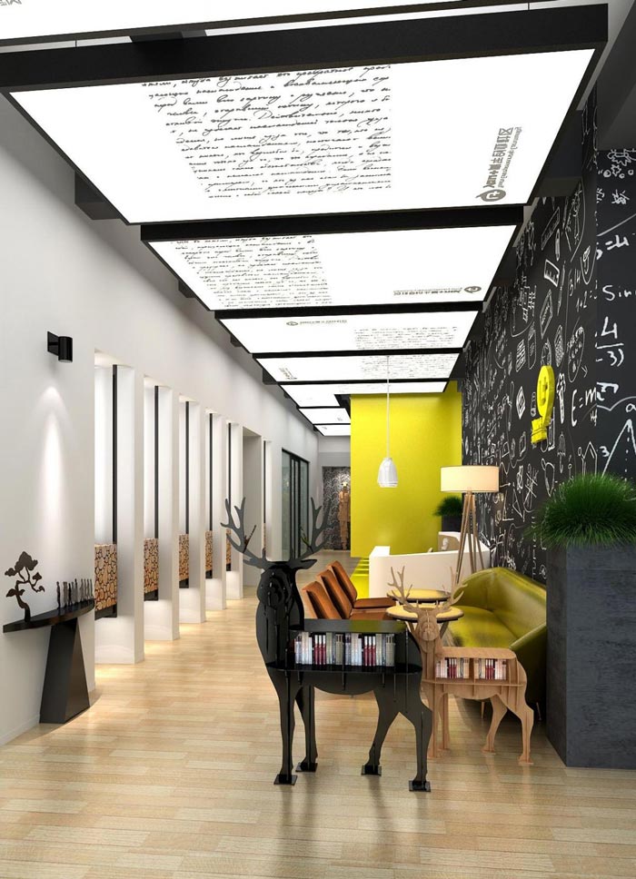 創業孵化器接待裝修設計效果圖