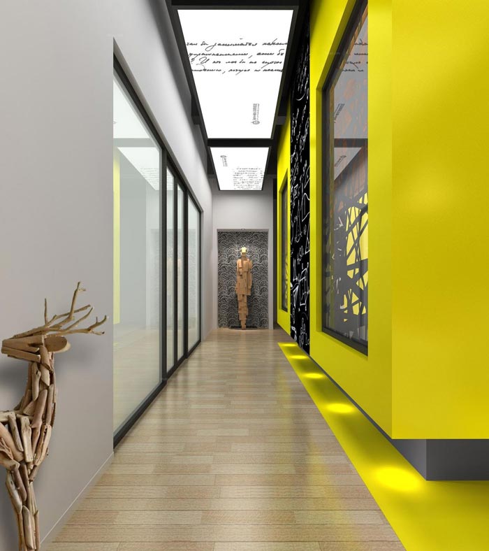 創業孵化器入口裝修設計效果圖