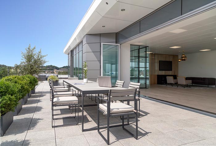 夾層樓辦公室開放區裝修設計效果圖